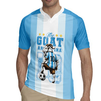 Custom Argentina Football GOAT 10 Rugby Jersey Worldwide Legend
