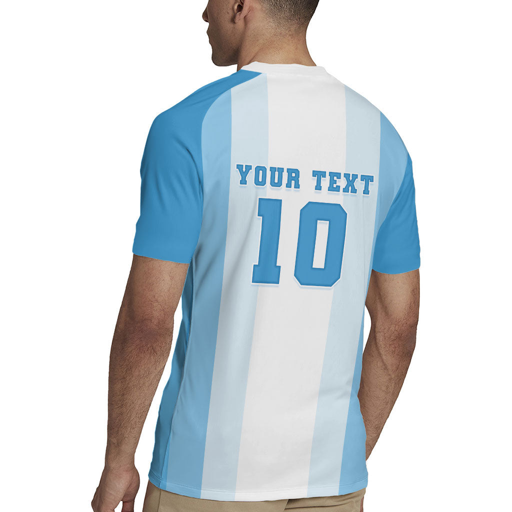 Custom Argentina Football GOAT 10 Rugby Jersey Worldwide Legend
