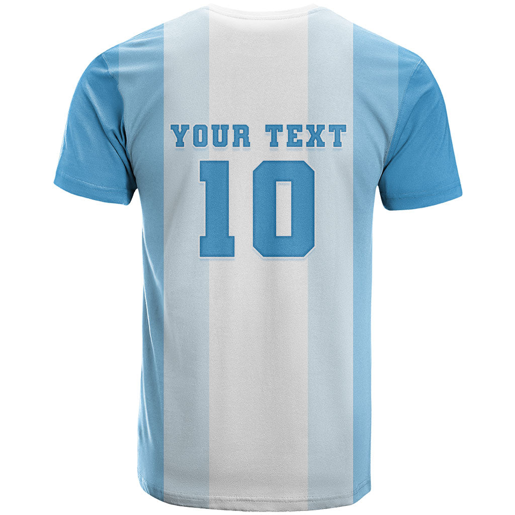 Custom Argentina Football GOAT 10 T Shirt Worldwide Legend