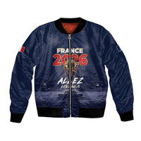 Custom World Football 2026 France Bomber Jacket Allez Les Bleus