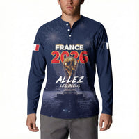 Custom World Football 2026 France Button Sweatshirt Allez Les Bleus