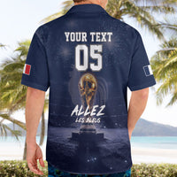 Custom World Football 2026 France Hawaiian Shirt Allez Les Bleus