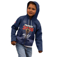 Custom World Football 2026 France Kid Hoodie Allez Les Bleus
