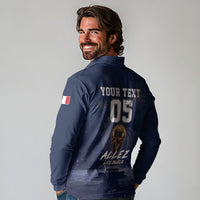 Custom World Football 2026 France Long Sleeve Polo Shirt Allez Les Bleus