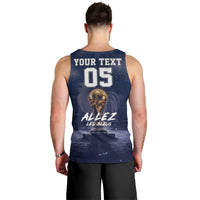 Custom World Football 2026 France Men Tank Top Allez Les Bleus