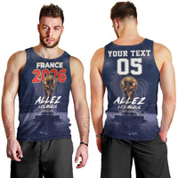 Custom World Football 2026 France Men Tank Top Allez Les Bleus