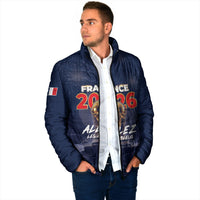 Custom World Football 2026 France Padded Jacket Allez Les Bleus