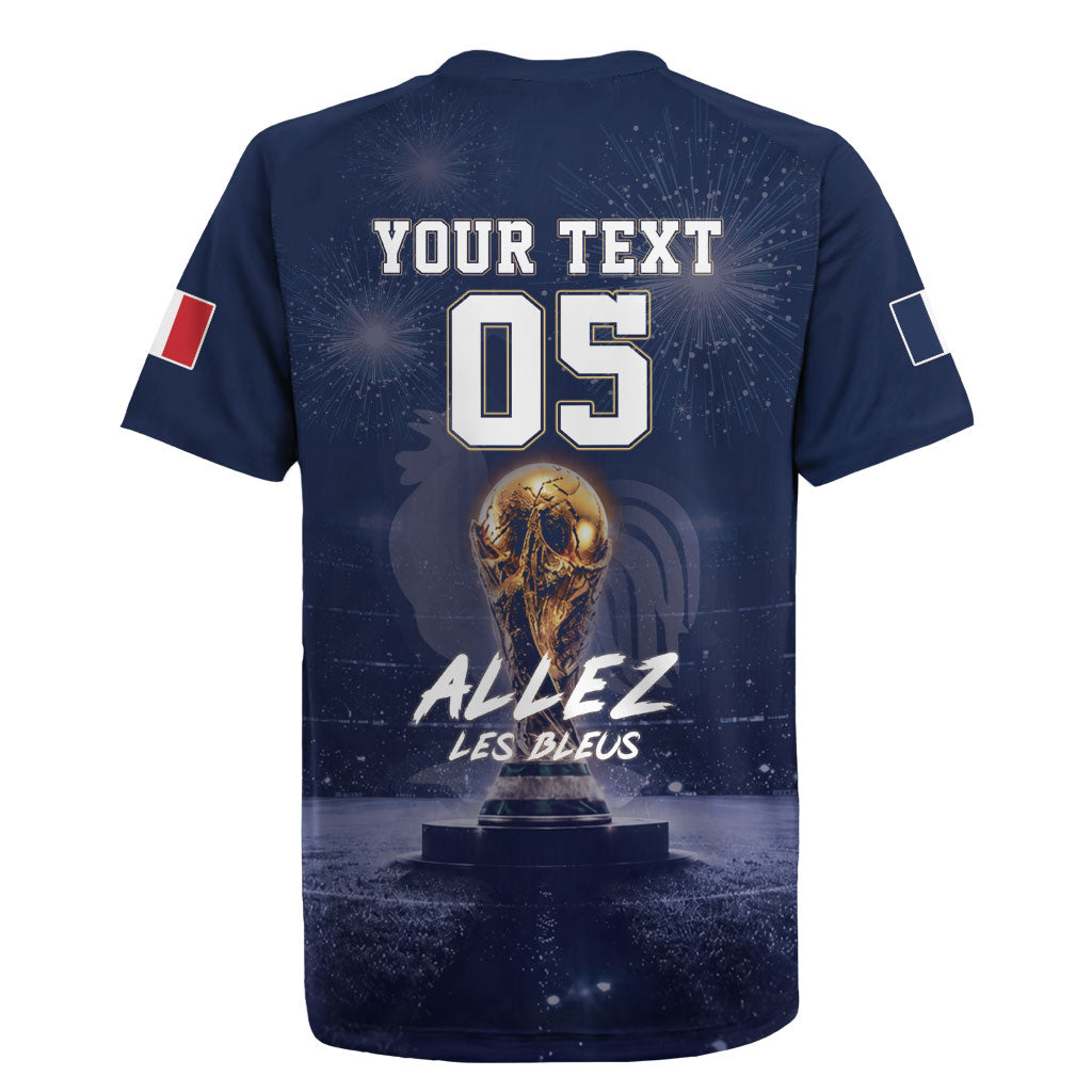 Custom World Football 2026 France Rugby Jersey Allez Les Bleus