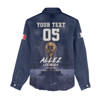 Custom World Football 2026 France Women Casual Shirt Allez Les Bleus