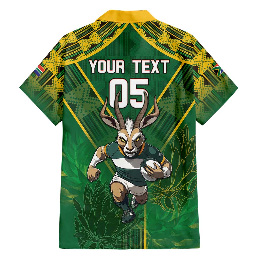 Custom South Africa Rugby 2024 Hawaiian Shirt Go Bokke African Pattern LT05 - Wonder Print Shop