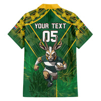 Custom South Africa Rugby 2024 Hawaiian Shirt Go Bokke African Pattern LT05 - Wonder Print Shop