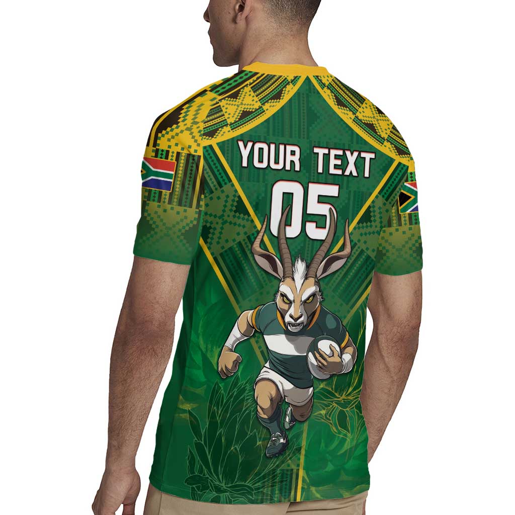 Custom South Africa Rugby 2024 Rugby Jersey Go Bokke African Pattern LT05 - Wonder Print Shop