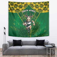 South Africa Rugby 2024 Tapestry Go Bokke African Pattern LT05 - Wonder Print Shop