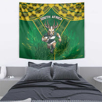 South Africa Rugby 2024 Tapestry Go Bokke African Pattern LT05 - Wonder Print Shop