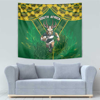 South Africa Rugby 2024 Tapestry Go Bokke African Pattern LT05 - Wonder Print Shop