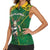 Custom South Africa Rugby 2024 Women Sleeveless Polo Shirt Go Bokke African Pattern LT05 - Wonder Print Shop