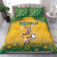 Australia Rugby 2024 Bedding Set Go Wallabies Aboriginal Pattern LT05 - Wonder Print Shop