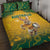 Australia Rugby 2024 Quilt Bed Set Go Wallabies Aboriginal Pattern LT05 - Wonder Print Shop