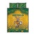 Australia Rugby 2024 Quilt Bed Set Go Wallabies Aboriginal Pattern LT05 - Wonder Print Shop