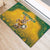 Australia Rugby 2024 Rubber Doormat Go Wallabies Aboriginal Pattern LT05 - Wonder Print Shop