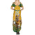 Custom Australia Rugby 2024 Summer Maxi Dress Go Wallabies Aboriginal Pattern LT05 - Wonder Print Shop