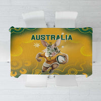 Australia Rugby 2024 Tablecloth Go Wallabies Aboriginal Pattern LT05 - Wonder Print Shop