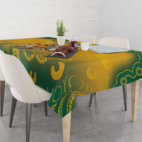 Australia Rugby 2024 Tablecloth Go Wallabies Aboriginal Pattern LT05 - Wonder Print Shop
