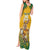 Custom Australia Rugby 2024 Tank Maxi Dress Go Wallabies Aboriginal Pattern LT05 - Wonder Print Shop