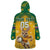 Custom Australia Rugby 2024 Wearable Blanket Hoodie Go Wallabies Aboriginal Pattern LT05 - Wonder Print Shop