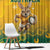 Australia Rugby 2024 Window Curtain Go Wallabies Aboriginal Pattern LT05 - Wonder Print Shop