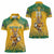 Custom Australia Rugby 2024 Women Polo Shirt Go Wallabies Aboriginal Pattern LT05 - Wonder Print Shop