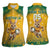 Custom Australia Rugby 2024 Women Sleeveless Polo Shirt Go Wallabies Aboriginal Pattern LT05 - Wonder Print Shop