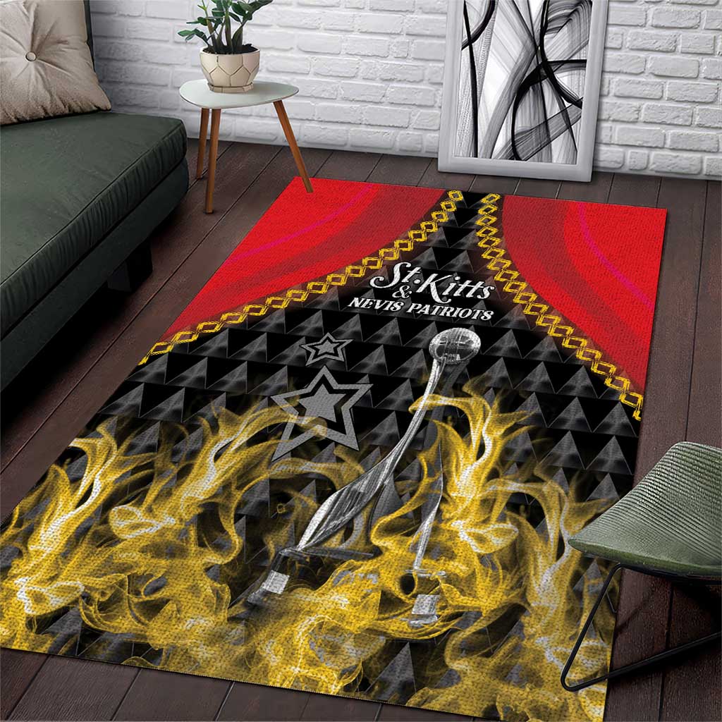 St Kitts Nevis Cricket Patriots Area Rug Road To Victory - Wonder Print Shop