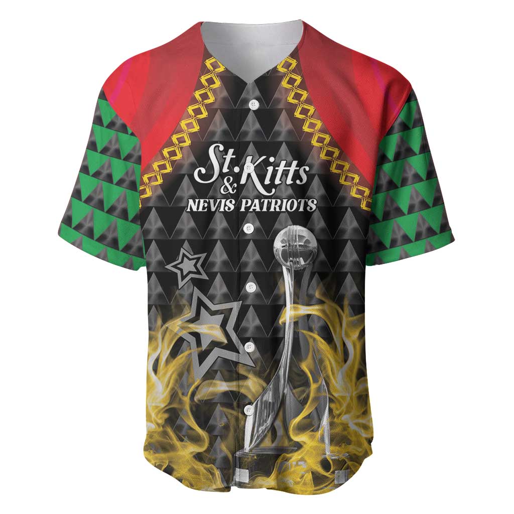 Custom St Kitts Nevis Cricket Patriots Baseball Jersey Road To Victory - Wonder Print Shop