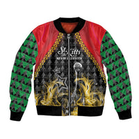 Custom St Kitts Nevis Cricket Patriots Bomber Jacket Road To Victory - Wonder Print Shop