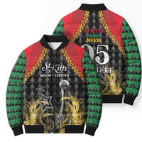 Custom St Kitts Nevis Cricket Patriots Bomber Puffer Jacket Road To Victory - Wonder Print Shop