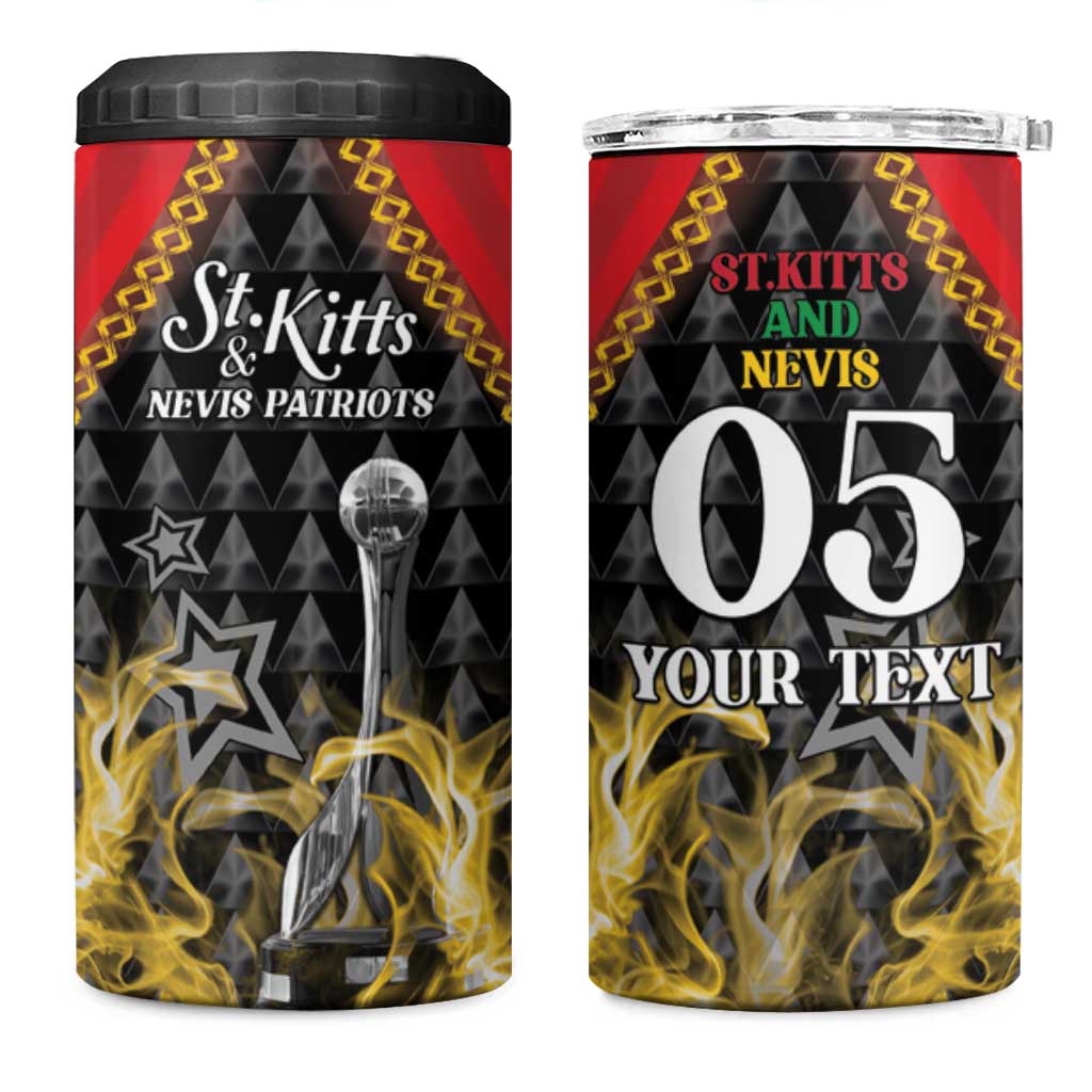 Custom St Kitts Nevis Cricket Patriots 4 in 1 Can Cooler Tumbler Road To Victory - Wonder Print Shop