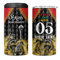 Custom St Kitts Nevis Cricket Patriots 4 in 1 Can Cooler Tumbler Road To Victory - Wonder Print Shop