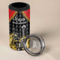 Custom St Kitts Nevis Cricket Patriots 4 in 1 Can Cooler Tumbler Road To Victory - Wonder Print Shop