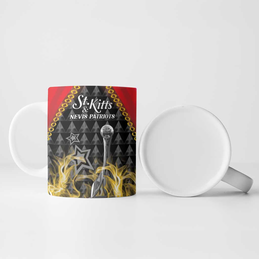 Custom St Kitts Nevis Cricket Patriots Ceramic Mug Road To Victory - Wonder Print Shop