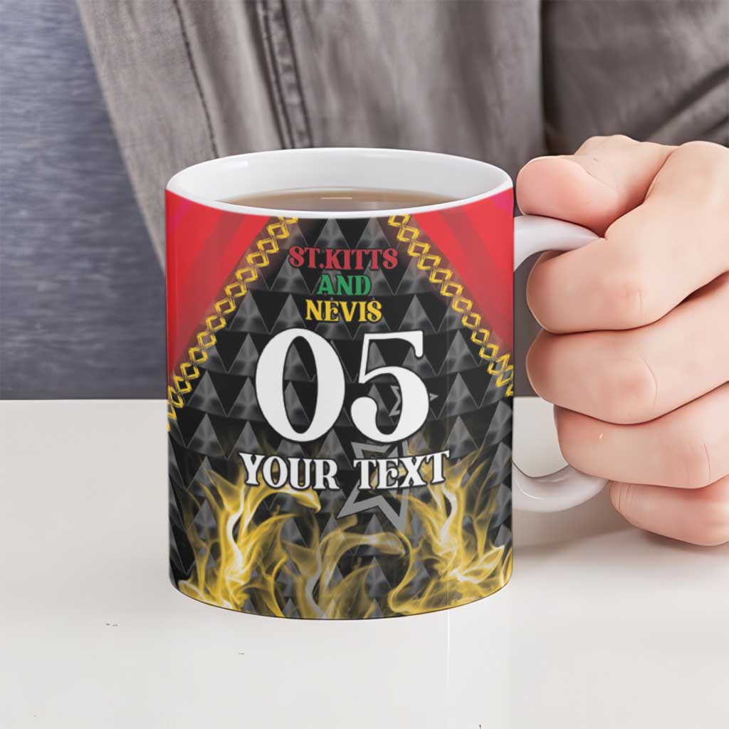 Custom St Kitts Nevis Cricket Patriots Ceramic Mug Road To Victory - Wonder Print Shop