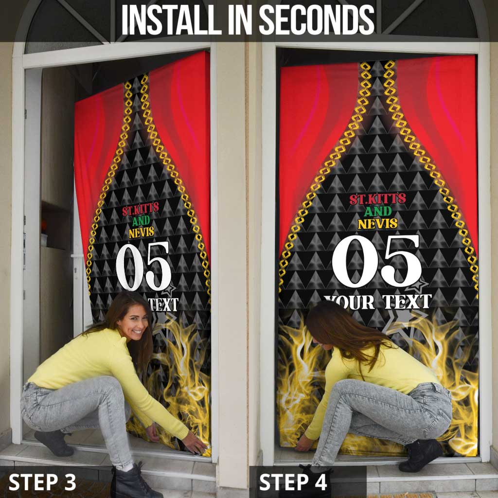 St Kitts Nevis Cricket Patriots Door Cover Road To Victory - Wonder Print Shop