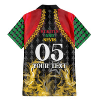 Custom St Kitts Nevis Cricket Patriots Family Matching Mermaid Dress and Hawaiian Shirt Road To Victory - Wonder Print Shop