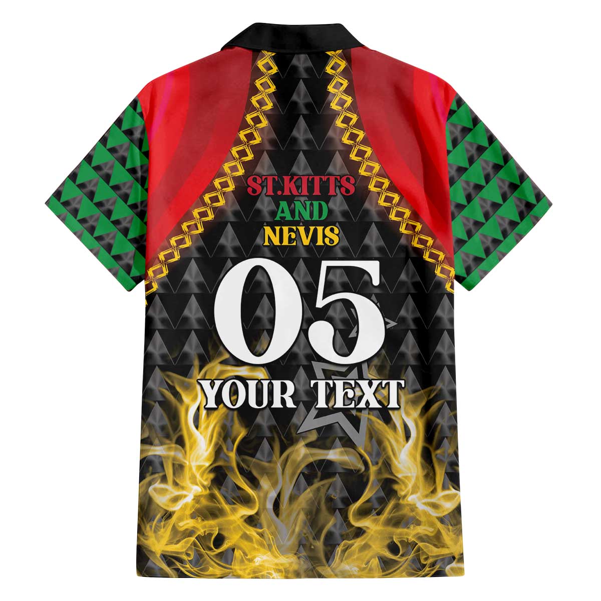 Custom St Kitts Nevis Cricket Patriots Family Matching Off The Shoulder Long Sleeve Dress and Hawaiian Shirt Road To Victory - Wonder Print Shop
