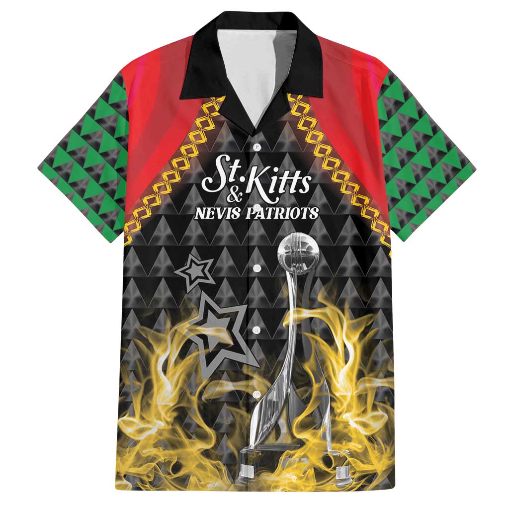 Custom St Kitts Nevis Cricket Patriots Family Matching Summer Maxi Dress and Hawaiian Shirt Road To Victory - Wonder Print Shop