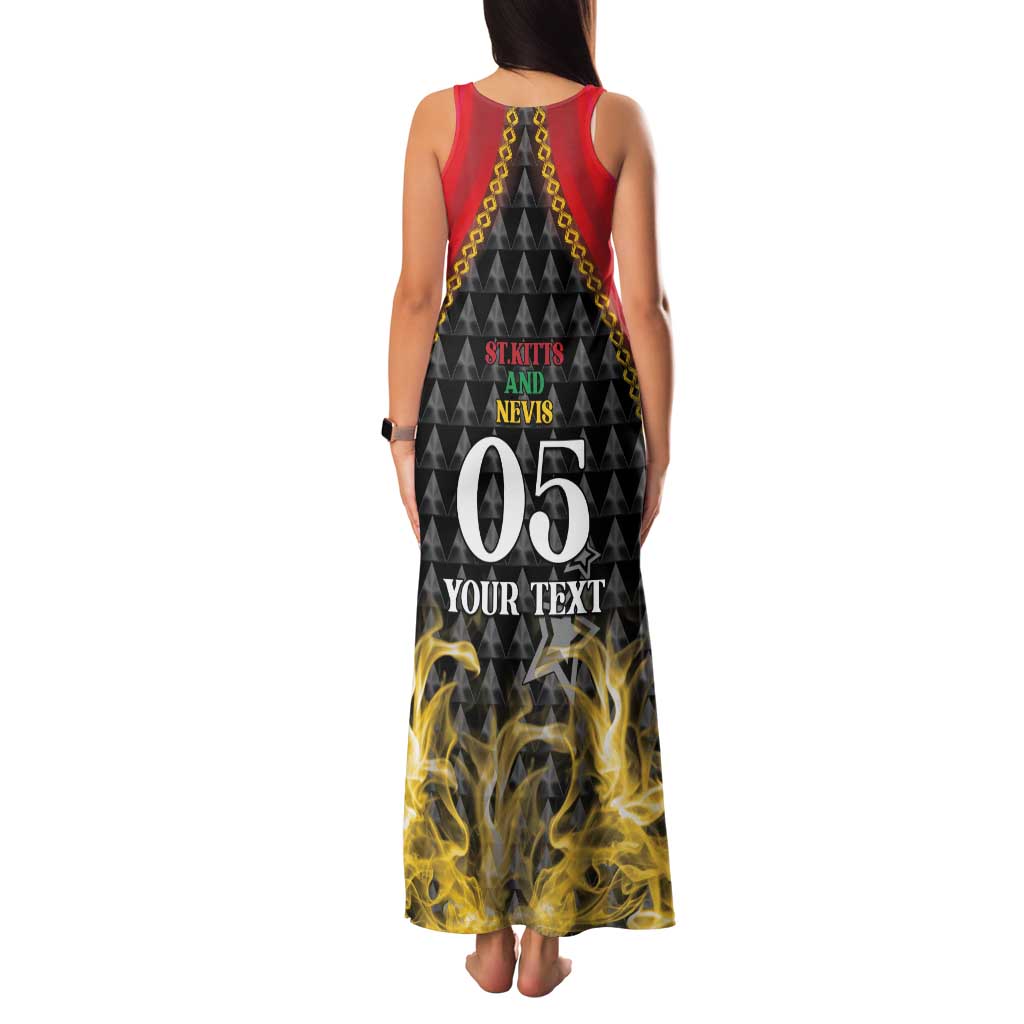 Custom St Kitts Nevis Cricket Patriots Family Matching Tank Maxi Dress and Hawaiian Shirt Road To Victory - Wonder Print Shop