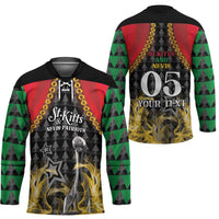 Custom St Kitts Nevis Cricket Patriots Hockey Jersey Road To Victory - Wonder Print Shop