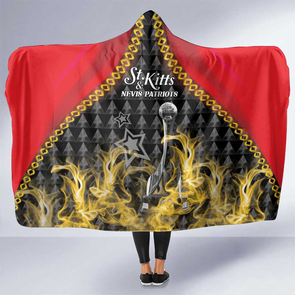 St Kitts Nevis Cricket Patriots Hooded Blanket Road To Victory - Wonder Print Shop