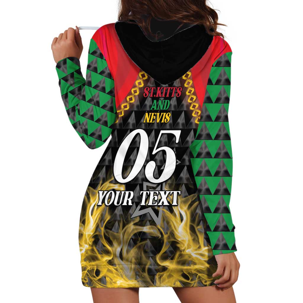Custom St Kitts Nevis Cricket Patriots Hoodie Dress Road To Victory - Wonder Print Shop