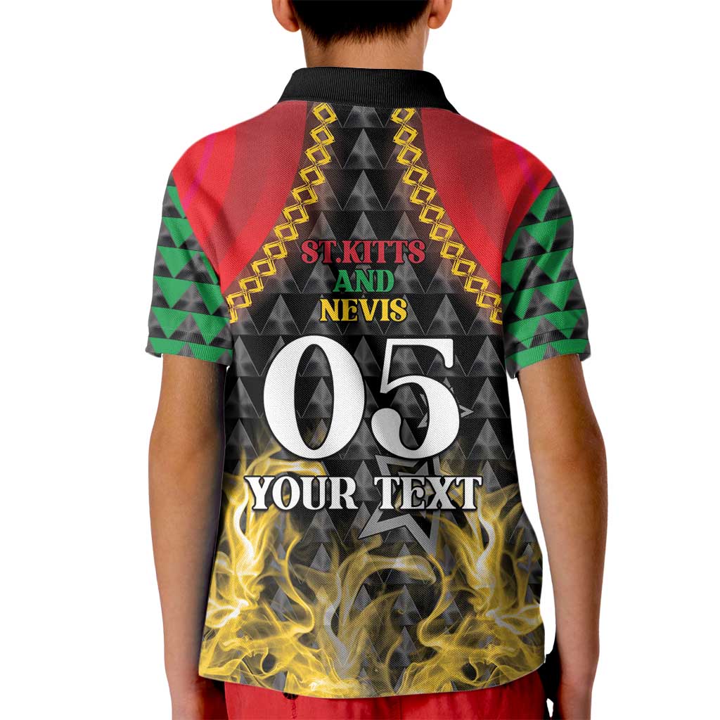 Custom St Kitts Nevis Cricket Patriots Kid Polo Shirt Road To Victory - Wonder Print Shop
